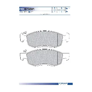 FO 873681 FOMAR Friction