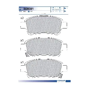 FO 920381 FOMAR Friction
