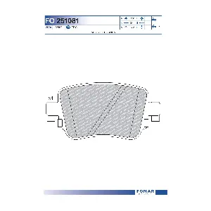 FO 251081 FOMAR Friction