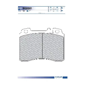 FO 668081 FOMAR Friction