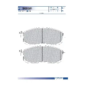 FO 969381 FOMAR Friction
