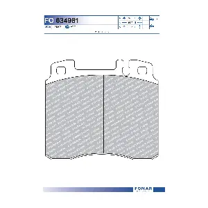 FO 634981 FOMAR Friction