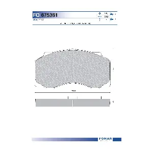 FO 675381 FOMAR Friction