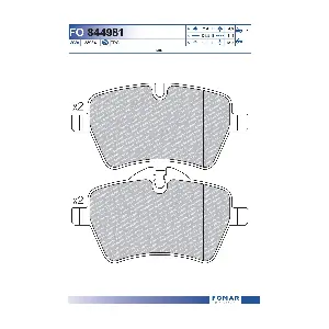 FO844981 FOMAR Friction