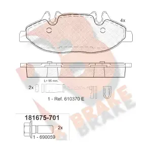 RB1675-701 R BRAKE