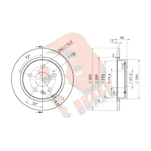 78RBD24117 R BRAKE