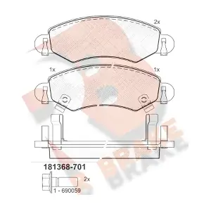 RB1368-701 R BRAKE
