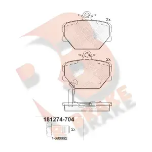 RB1274-704 R BRAKE