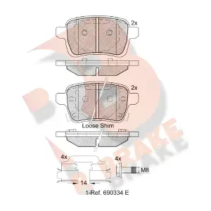 RB2170-203 R BRAKE