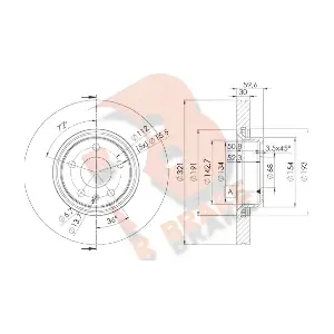 78RBD24085 R BRAKE