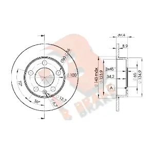 78RBD25601 R BRAKE