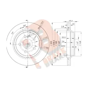 78RBD23053 R BRAKE
