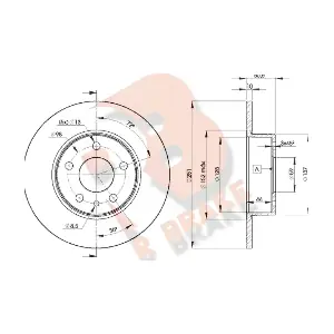 78RBD28684 R BRAKE
