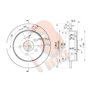 78RBD24230 R BRAKE