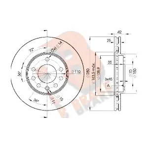 78RBD29060 R BRAKE