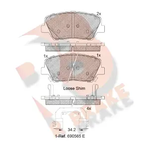 RB2147-203 R BRAKE