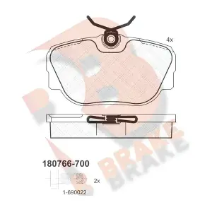 RB0766-700 R BRAKE