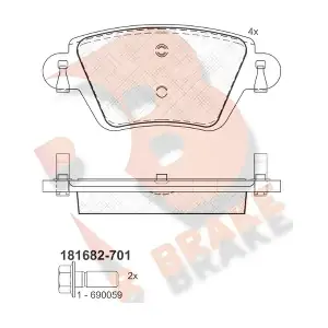 RB1682-701 R BRAKE