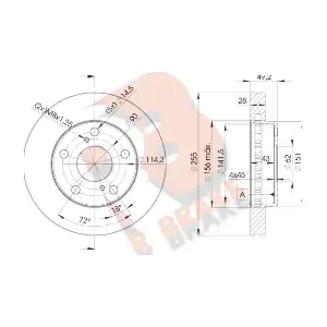 78RBD23302 R BRAKE