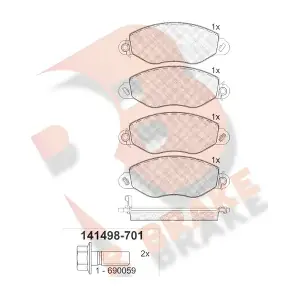 RB1498-701 R BRAKE