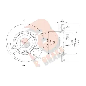 78RBD26070 R BRAKE