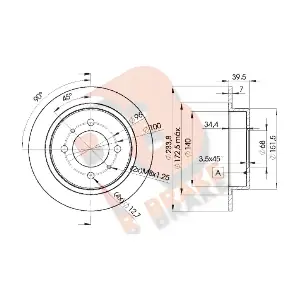 78RBD25803 R BRAKE