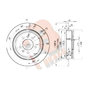 78RBD24686 R BRAKE