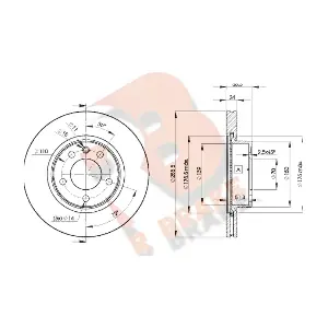 78RBD29054 R BRAKE