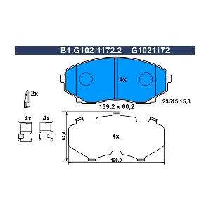 B1G102-11722 GALFER
