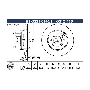 B1G221-01051 GALFER
