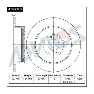 A6R217B ADVICS