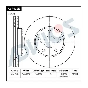 A6F428B ADVICS