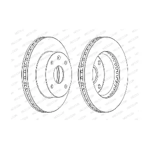 DDF1257P-D FERODO