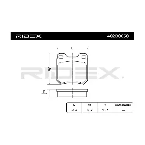 402B0038 RIDEX