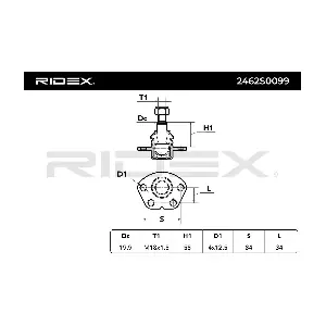 2462S0099 RIDEX