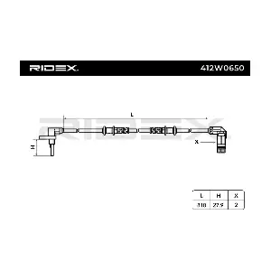 412W0650 RIDEX