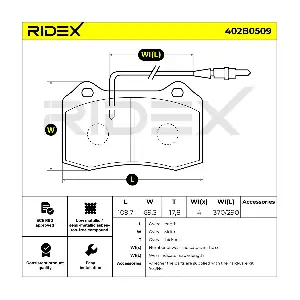 402B0509 RIDEX
