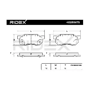 402B0875 RIDEX