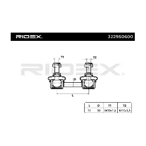 3229S0600 RIDEX