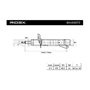 854S0572 RIDEX