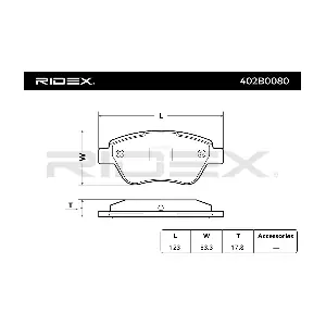 402B0080 RIDEX