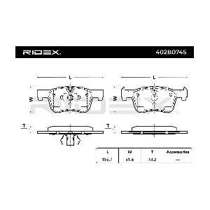 402B0745 RIDEX