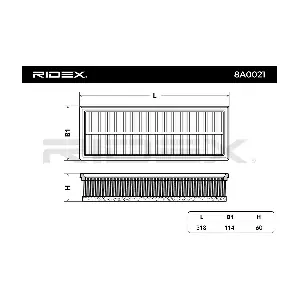 8A0021 RIDEX