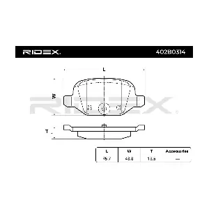 402B0314 RIDEX