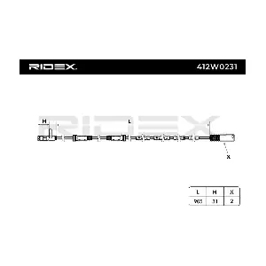 412W0231 RIDEX