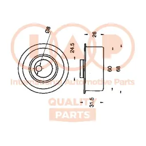127-13087 IAP QUALITY PARTS