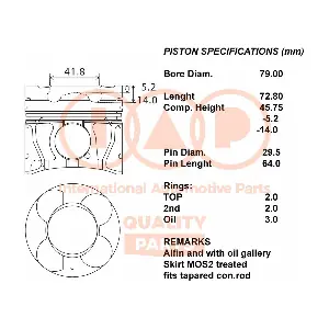100-09140 IAP QUALITY PARTS