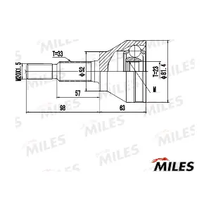 GA20712 MILES