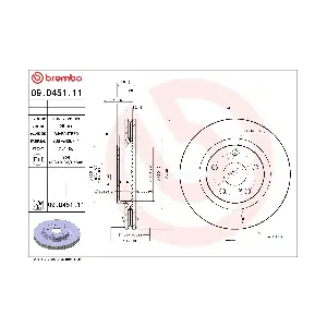 09D45110 BREMBO