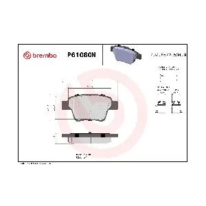 P61080N BREMBO